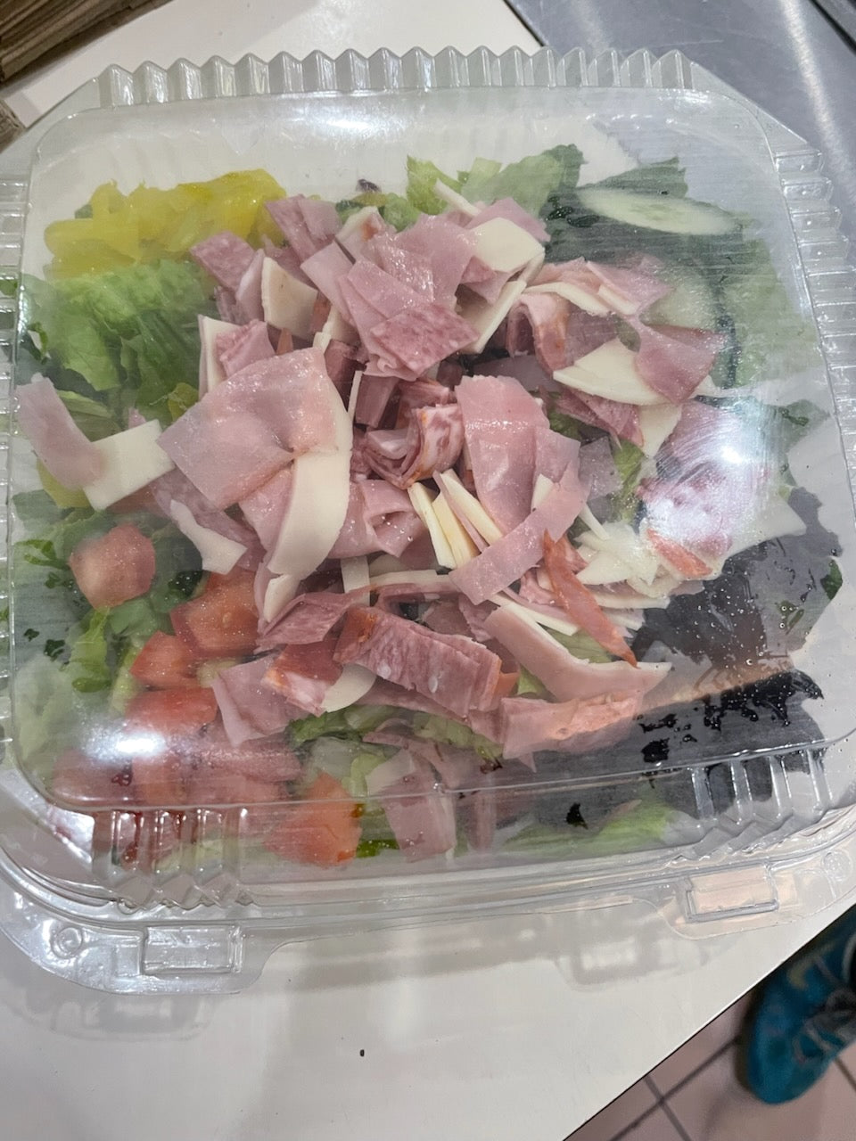 Italian Chopped Salad ( Capicola, Salami, Ham & Provolone Cheese)