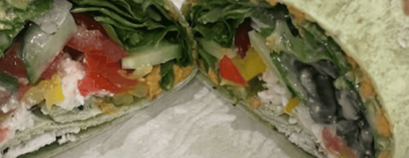 Hummus Veggie Wrap
