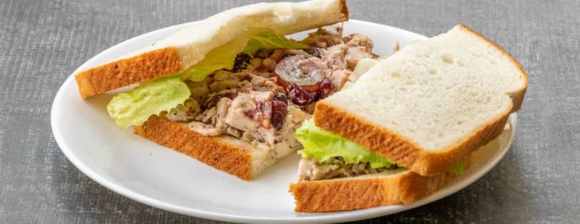 Grape Chicken Salad (Grapes, Cranberries & Walnuts)